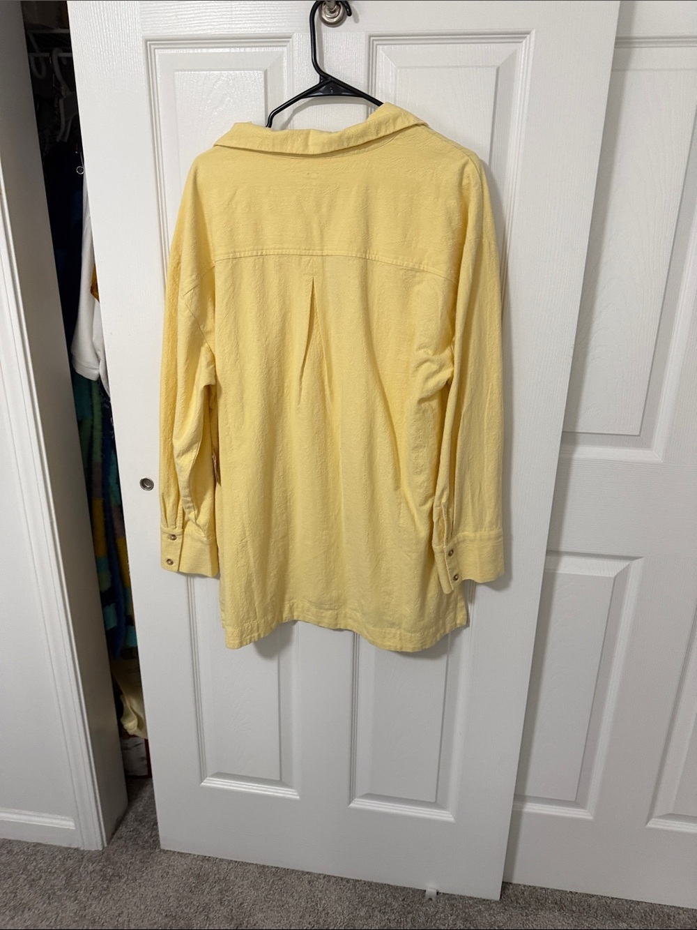Free People Pale Yellow Two-Piece Pajama Set - Picture 10 of 11